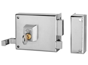 Cerradura sobr. 80x60mm 125a08d/0 niq pic/pal dcha cvl