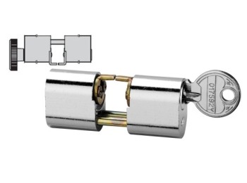 Cilindro 38x38mm 5979p3030/4 niq con pomo oval cvl