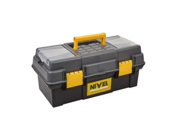 Caja herram 485x245x215cm band/estu pp gr/neg nivel