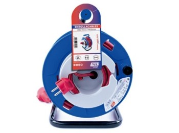 Enrollacable 3x1,5mm 25mt 3200w 240mm ip20 tt base aerea tay