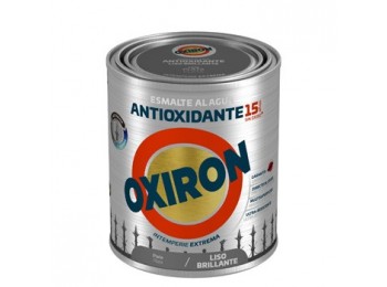 Esmalte antioxi. bri. 750 ml pla ext. liso titan oxiron al a