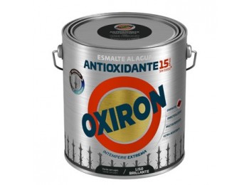 Esmalte antioxi. bri. 2,5 lt ver/car ext. liso titan oxiron al agua