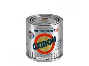 Esmalte antioxi. bri. 250 ml bl ext. liso titan oxiron al agua