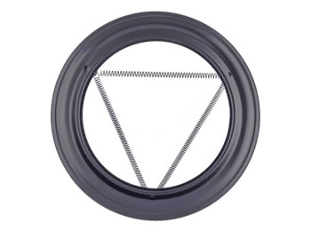 Plafon estufa pellet Ø80mmx162mm a/esm/vitr. ne exojo