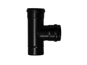 Te estufa pellet 90§ Ø80mm a/esm/vitr. ne exojo