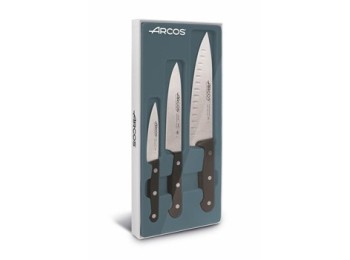 Juego cuchillos inox universal arcos 3 pz