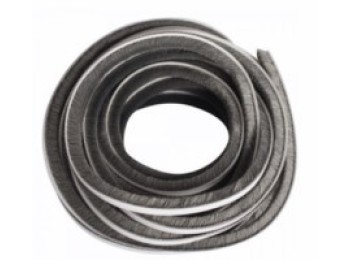 Burlete ventana 06mt adh cepillo 7x5mm alu vivahogar