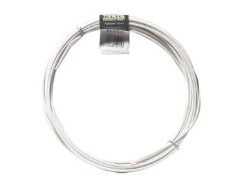 Alambre acero plastificado blanco nivel 10 mt