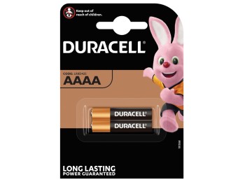 Pila alcalina 1,5v lr61 aaaa duracell 5000394041660 2 pz