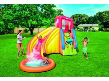 Juego hinch 366x337x241cm inf bestway polie water park tobog