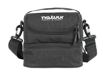 Bolsa p/alim. 22x17x18cm flex natuur polie gr 2 compartiment