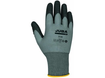 Guante trabajo s7 juba nylon pvc gr/neg cft