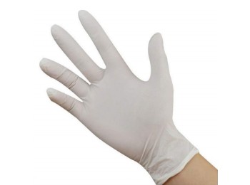 Guante desechable m08 sin empolvar nitr. bl 100 pz