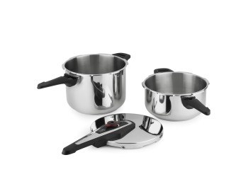 Olla coc pres 4+6lt rapida inox boj