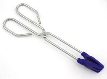 Tenacilla coc con pala 25cm silicona-inox fackelmann