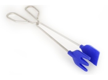 Tenacilla coc con pala 30cm silicona-inox fackelmann