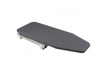 Emuca tabla de planchar plegable para mueble, extraíble, montaje sobre balda, acero y madera.