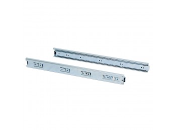 Emuca Juego de guías para cajones, de bolas, 45x 300 mm, extracción total, Cincado