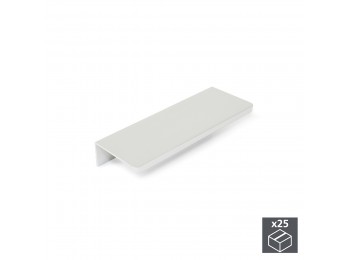 Emuca Tiradores para mueble, intereje 32 mm, Aluminio, Anodizado mate, 25 ud.