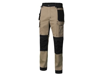 Pantalon trabajo 3xl con refuerzo  98%alg 2%elast be/ne canv