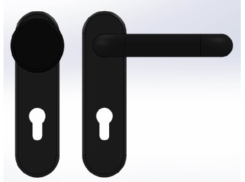 Manivela pta 7070 antipanico cisa ne pomo y bocallave 1.0707