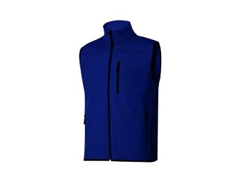 Chaleco trabajo xxl 94%poli6%elas multibolsillos navy soft s