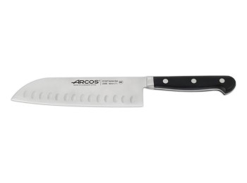 Cuchillo coc santoku 180mm acero nitrium ne opera arcos