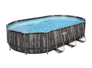 Piscina pvc 610x366x122cm cart bestway met marr power steel