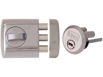 Cerrojo sobr. 7x75+26x24mm 4930-hc pla con llave lince