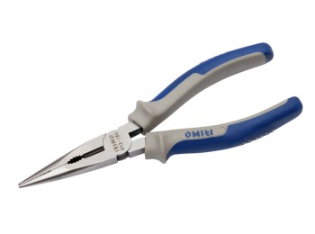 Alicate semicircular 161mm m/bim ac cromo/azul irimo 1 ud