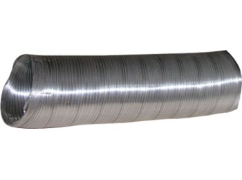 Tubo extraccion aire 100mmx1mt comp. alu espir espirof 1 mt