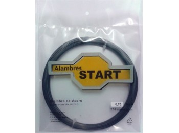 Alambre cuerda piano 0,7mm 250gr acero alambres start 250 gr