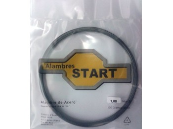 Alambre cuerda piano 1mm 100gr acero alambres start 100 gr