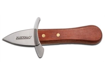 Abreostras manual mango madera alexalo 9510 inox