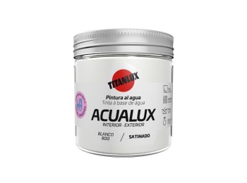 Pintura manualid. al agua 75 ml bl satin. acualux titan