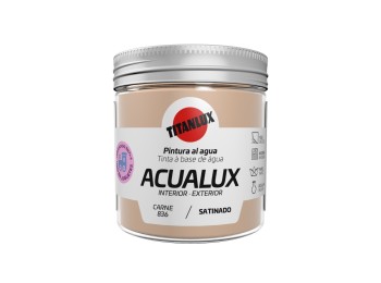 Pintura manualid. al agua 75 ml carne satin. acualux titan