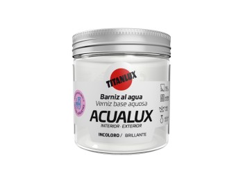 Barniz manualid. al agua 75 ml inc. brillante acualux titan