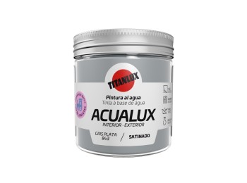 Pintura manualid. al agua 75 ml gr/pl satin. acualux titan