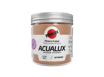 Pintura manualid. al agua 75 ml ocre satin. acualux titan