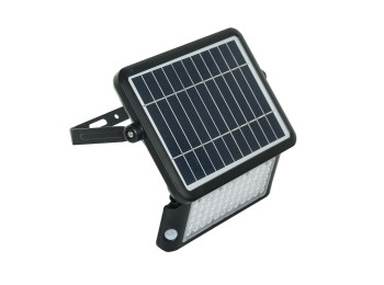Proyector solar ip65 10w 1080lm 4000k polic ne guardian luce