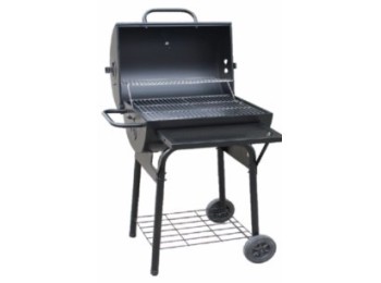 Barbacoa carb 63x68x100cm c/tapa acero texas natuur