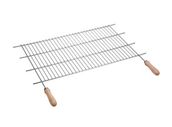 Parrilla barbacoa 80x40cm m/mad a/cincado sauvic