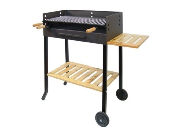 Barbacoa carb 88x68x40cm p/inox c/rda h. el zorro