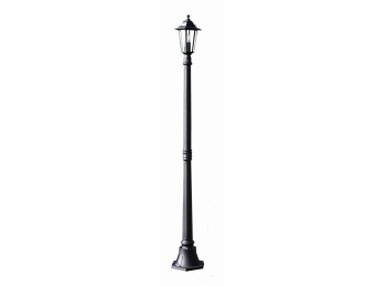 Farol jard 1 foco 1,7mt-e27 1x60w alu ne orlando luxform
