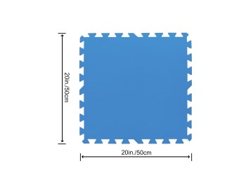 Suelo pisc. 50x50cm encajable bestway eva az 58220 8 pz