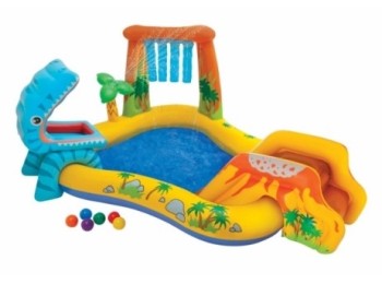 Piscina hinch 249x191x109cm inf dinosaurio intex