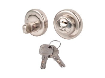 Cerradura sobr. d=51,5mm mad ayr zamak niq/sat 10323 cil./co