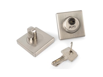 Cerradura sobr. 55mm mad ayr zamak niq/sat 103162 cil./cond.