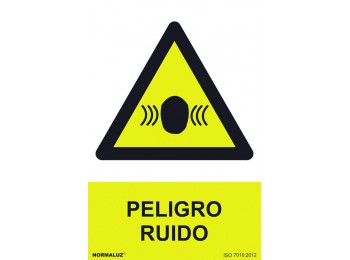 SeÑal 210x300mm pvc peligro ruido rd30012