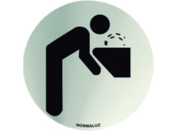 Señal Ø 70mm inox adh fuente rd797023